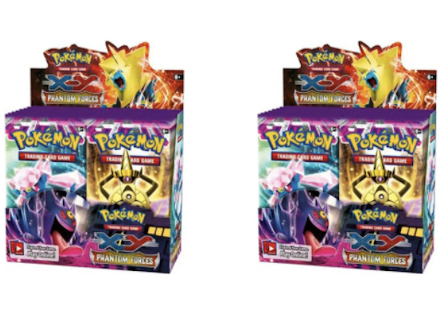 2014 Pokemon XY Phantom Forces Booster Box 2X Lot