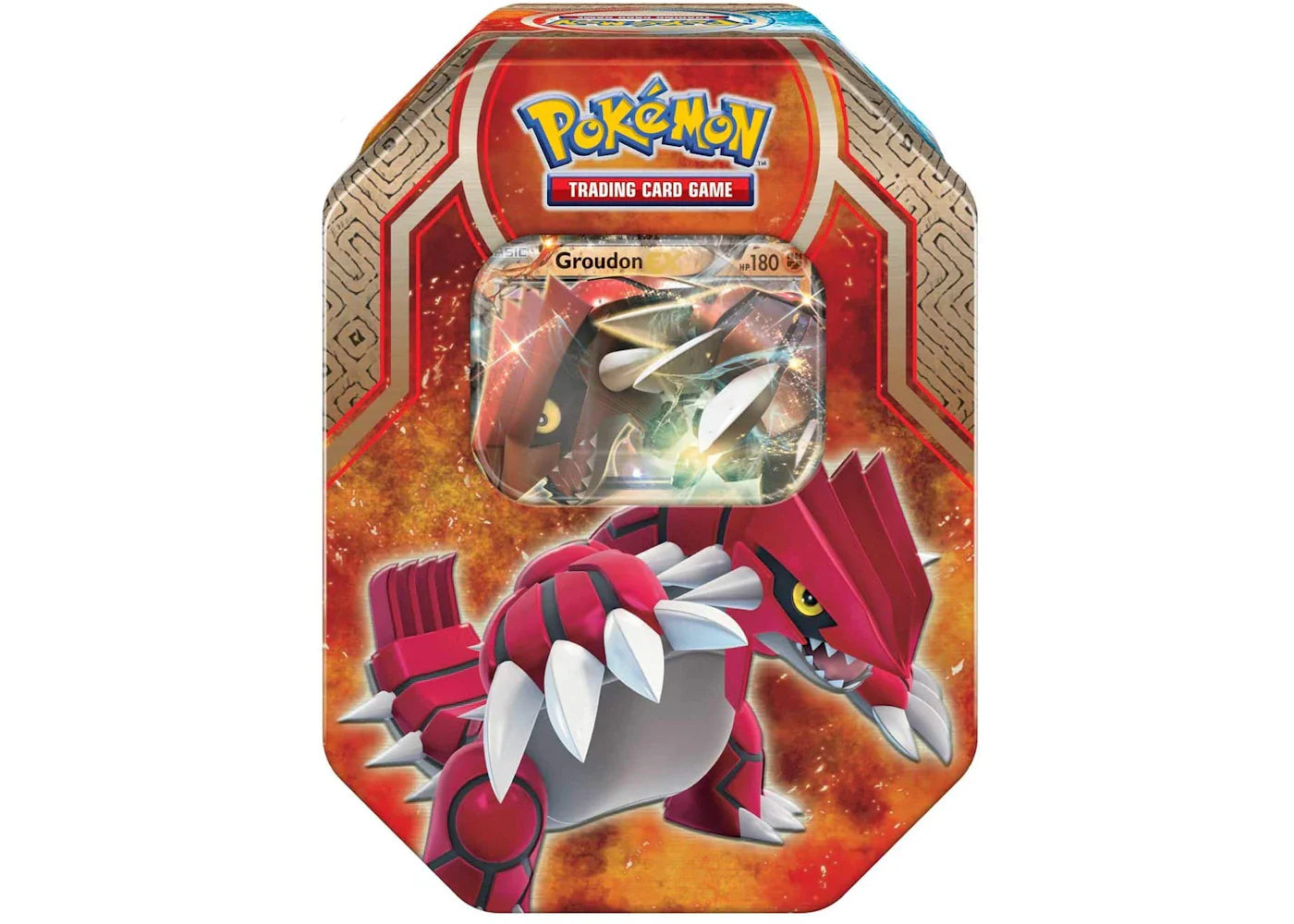 2015 Pokemon TCG Legends of Hoenn Tin Groudon EX