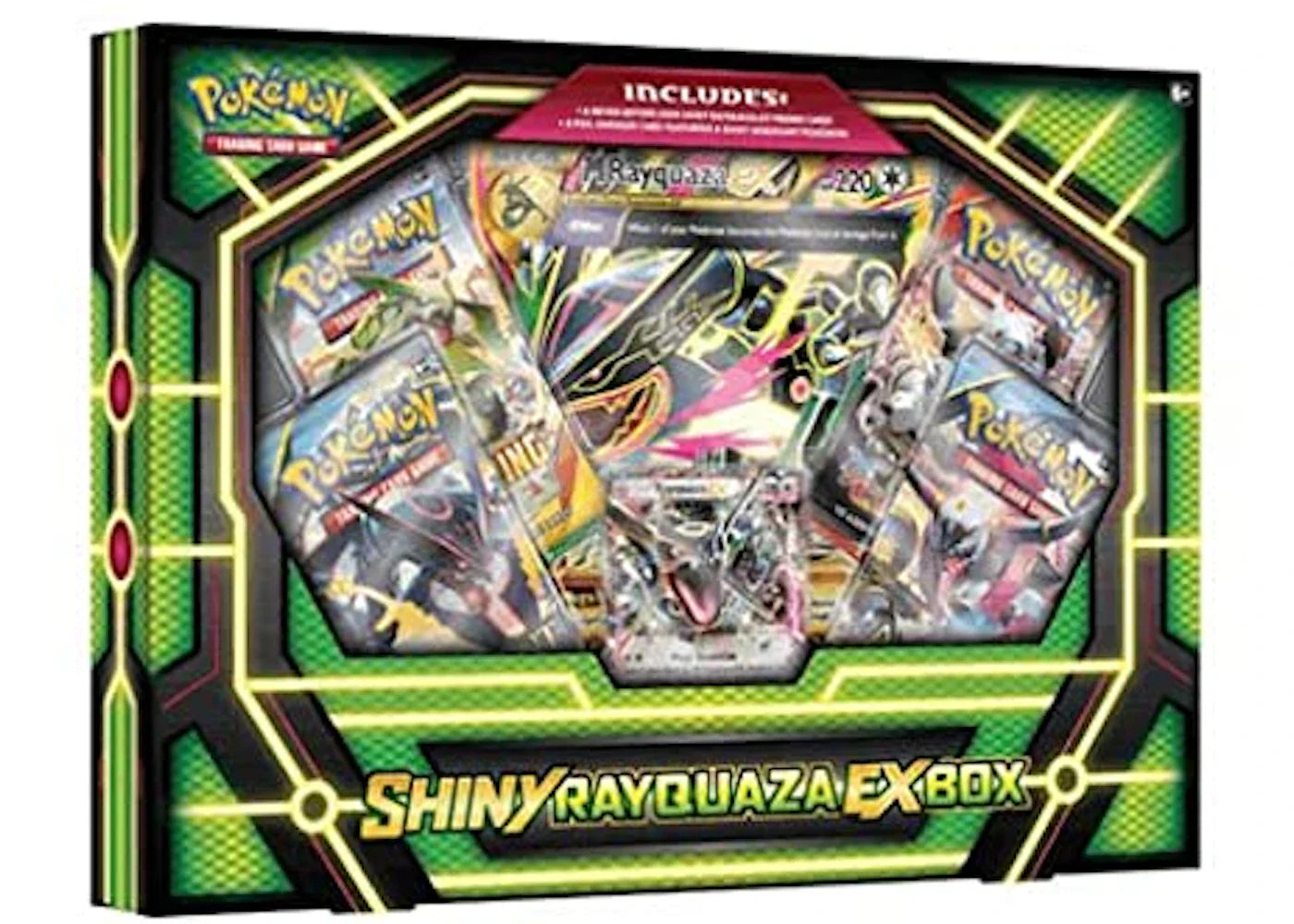 2015 Pokemon TCG Shiny Rayquaza EX Box
