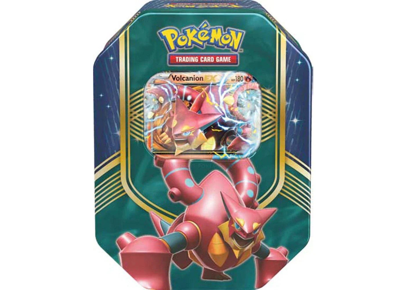2016 Pokemon TCG Battle Heart Tin Volcanion EX