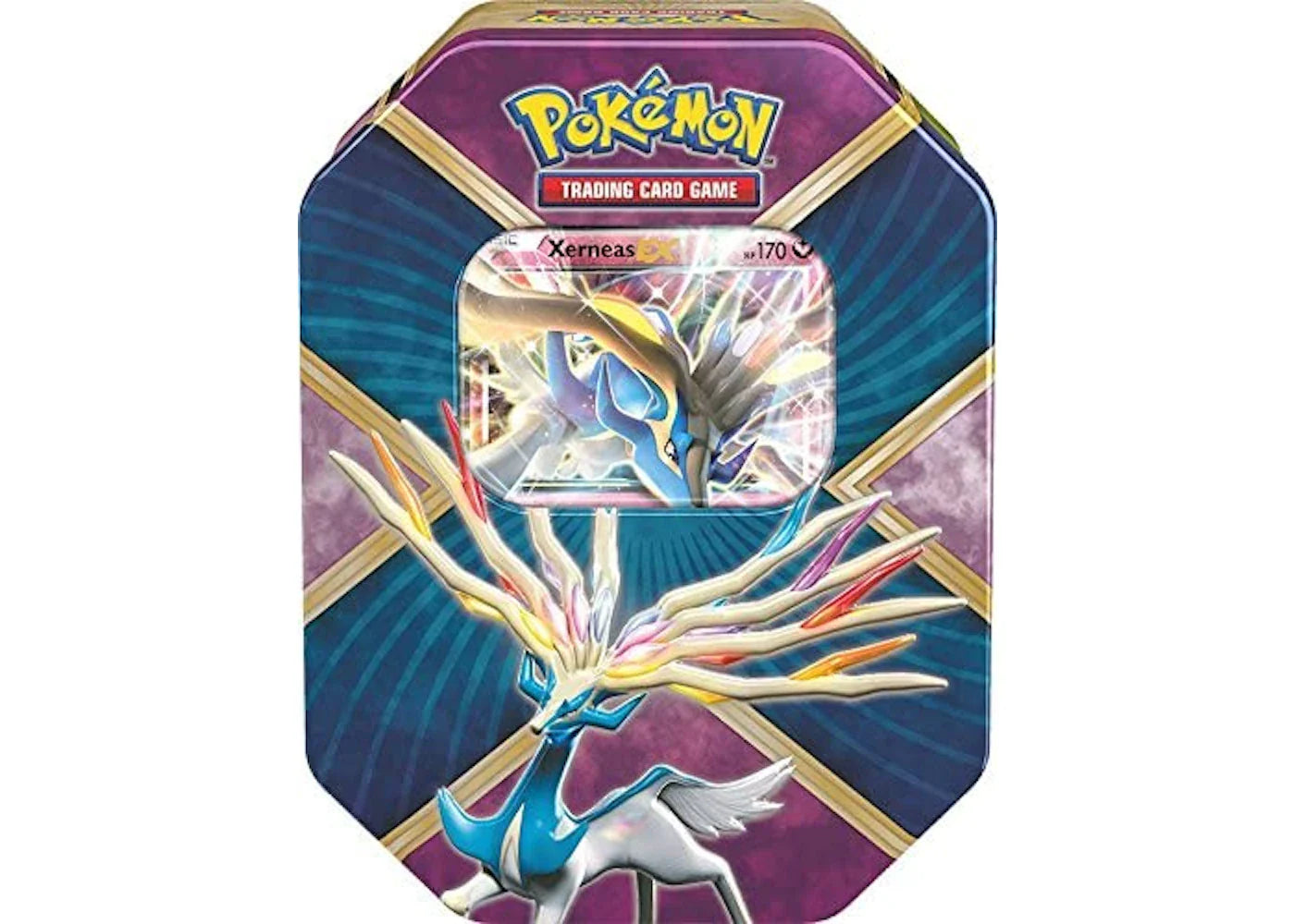 2016 Pokemon TCG Shiny Kalos Tin Shiny Xerneas EX