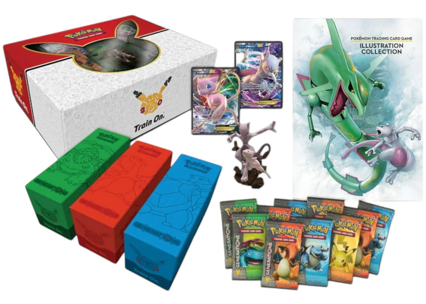 2016 Pokemon TCG Super Premium Collection Mew and Mewtwo