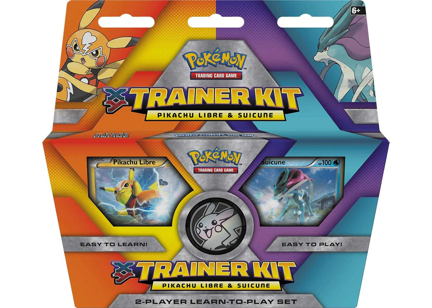 2016 Pokemon TCG XY Trainer Kit Pikachu Libre and Suicune