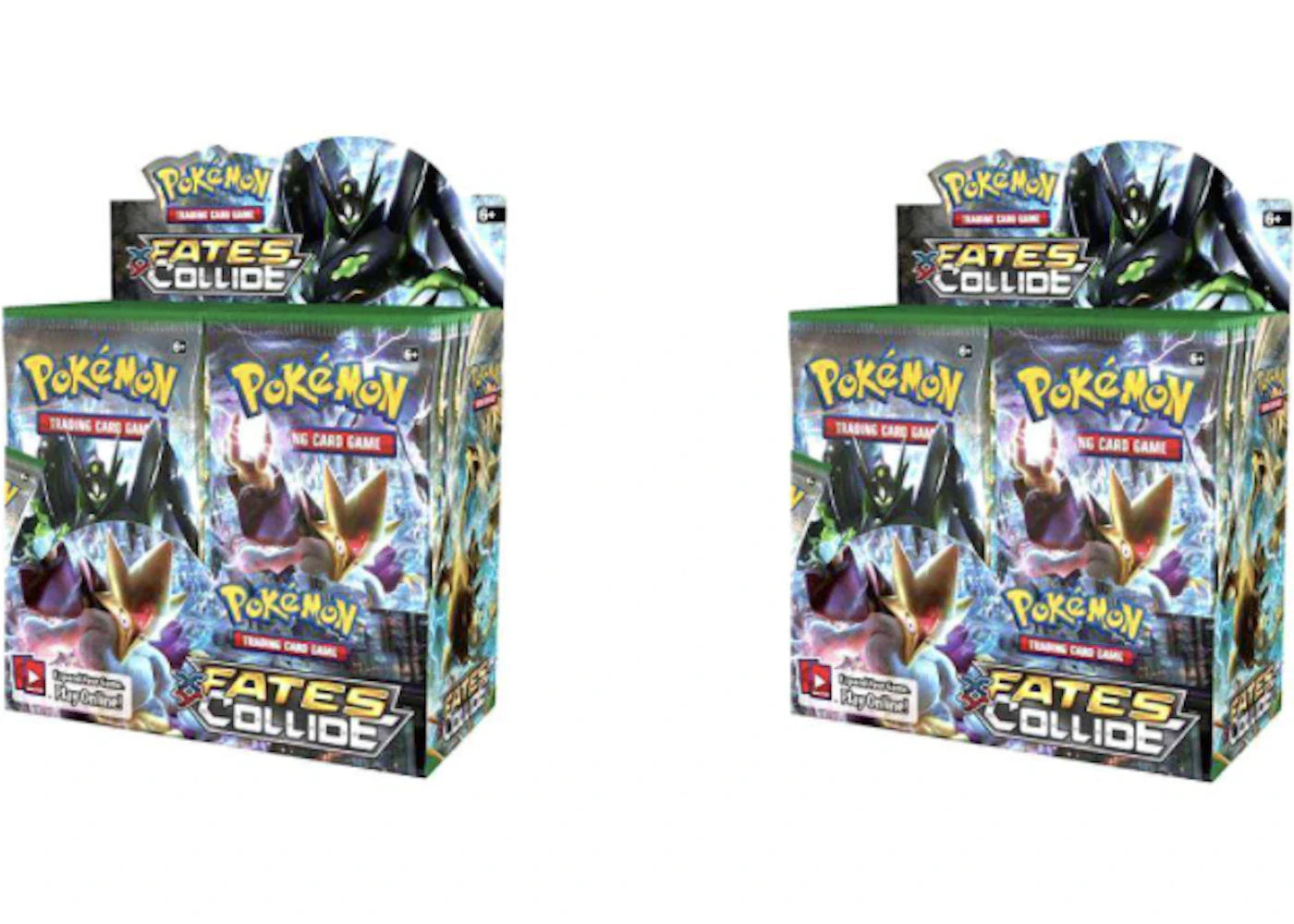 2016 Pokemon XY Fates Collide Booster Box 2X Lot