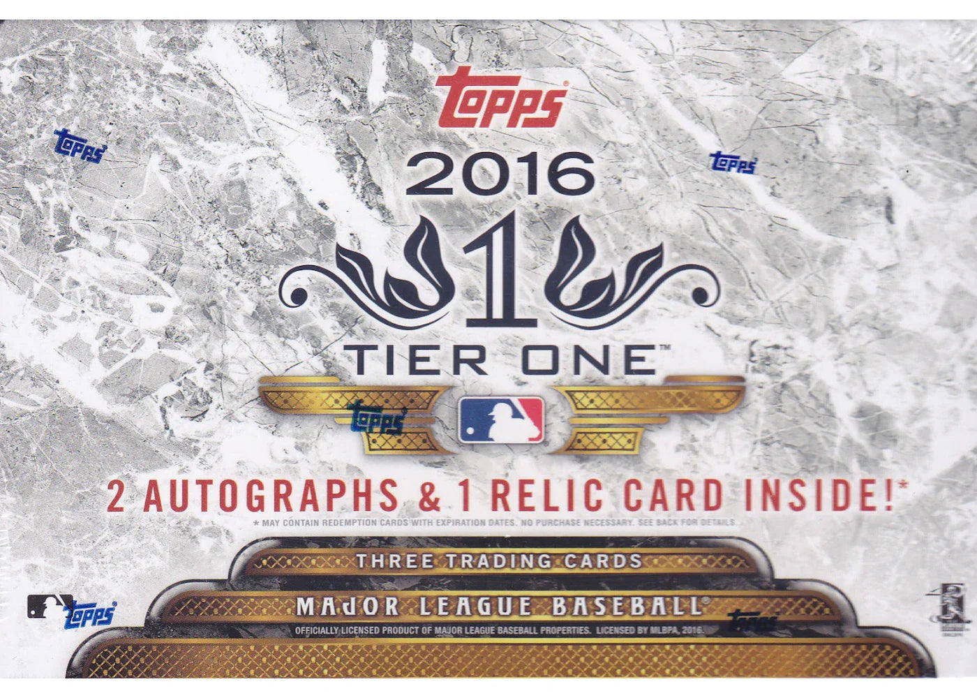 2016 Topps Tier One Baseball Hobby Box
