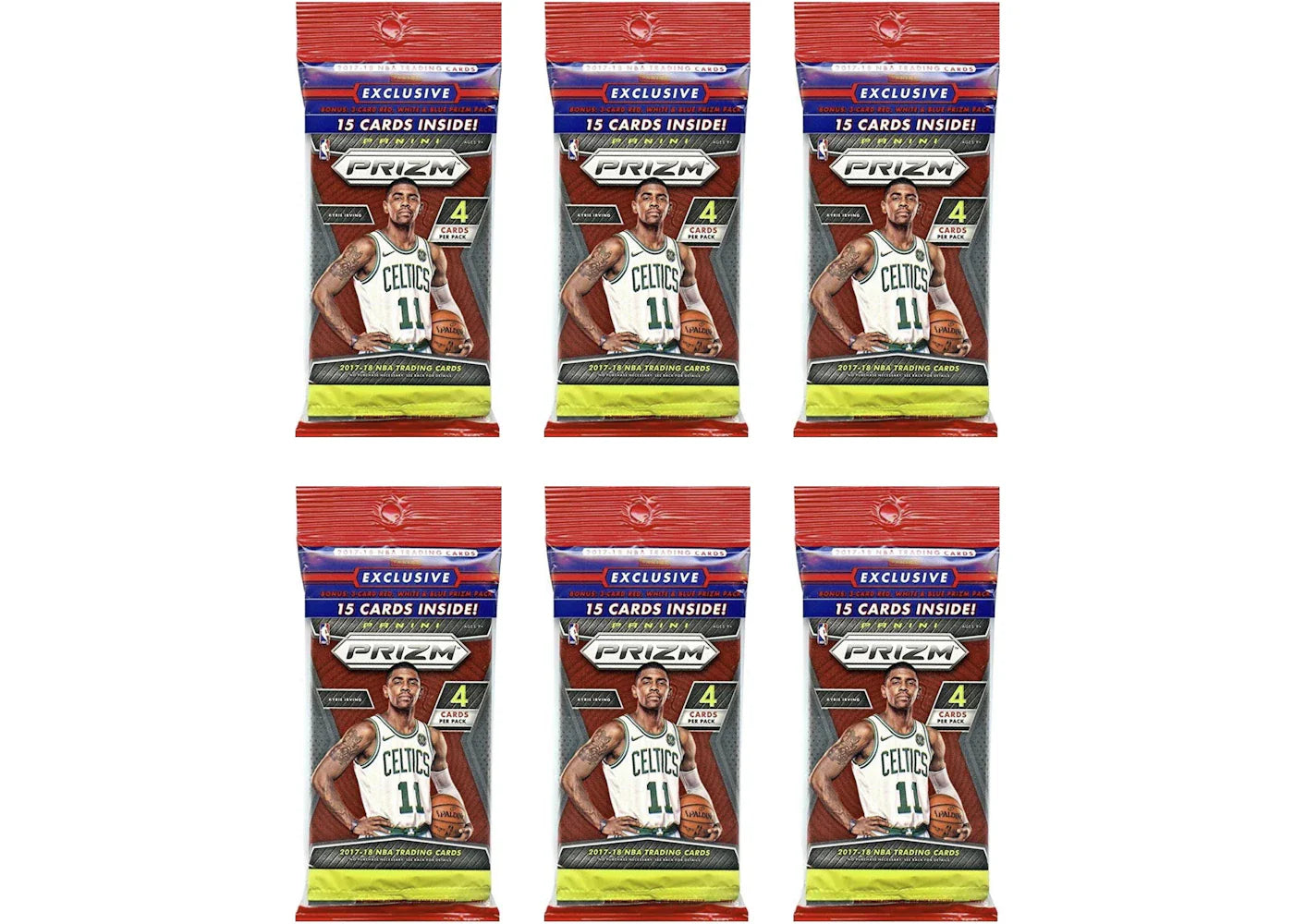 2017-18 Panini Prizm Basketball Cello Pack 6x Lot