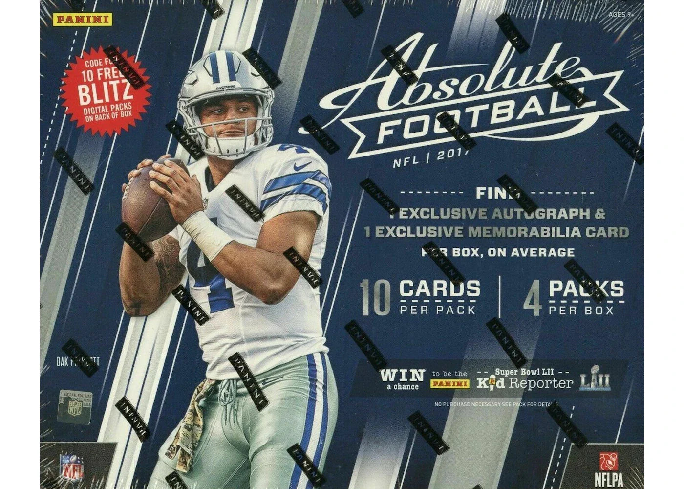 2017 Panini Absolute Football Retail Box