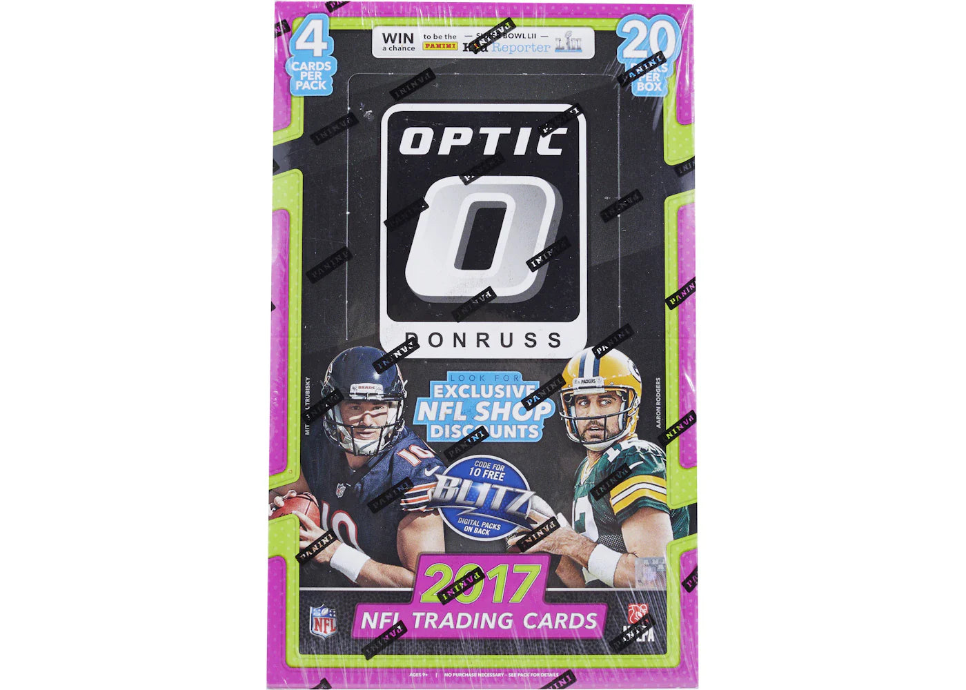 2017 Panini Donruss Optic Football Hobby Box