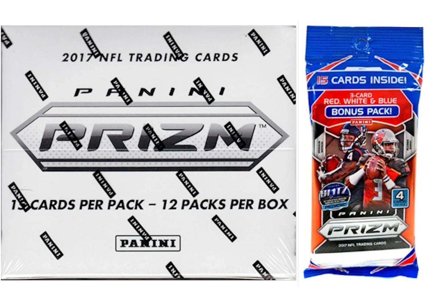 2017 Panini Prizm Football Factory Sealed Cello Box