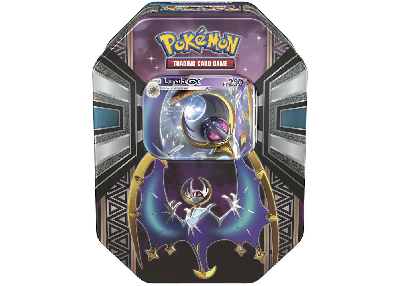 2017 Pokemon TCG Legends of Alola Tin Lunala GX