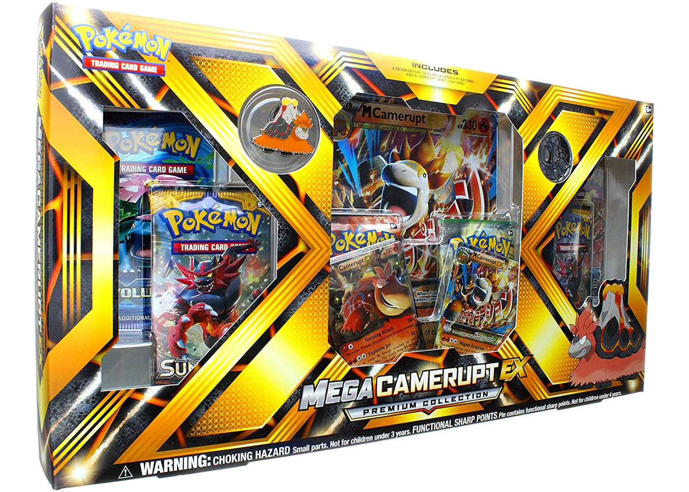 2017 Pokemon TCG Mega Camerupt EX Premium Collection
