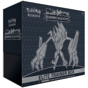 2017 Pokemon TCG Sun & Moon Burning Shadows Elite Trainer Box