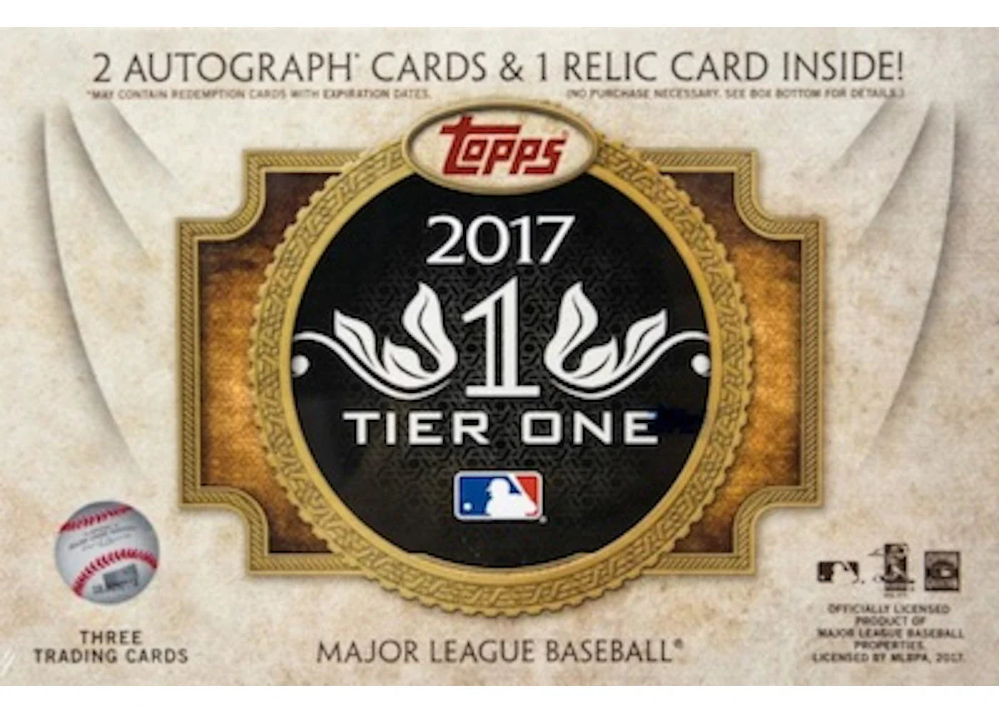 2017 Topps Tier One Baseball Hobby Box