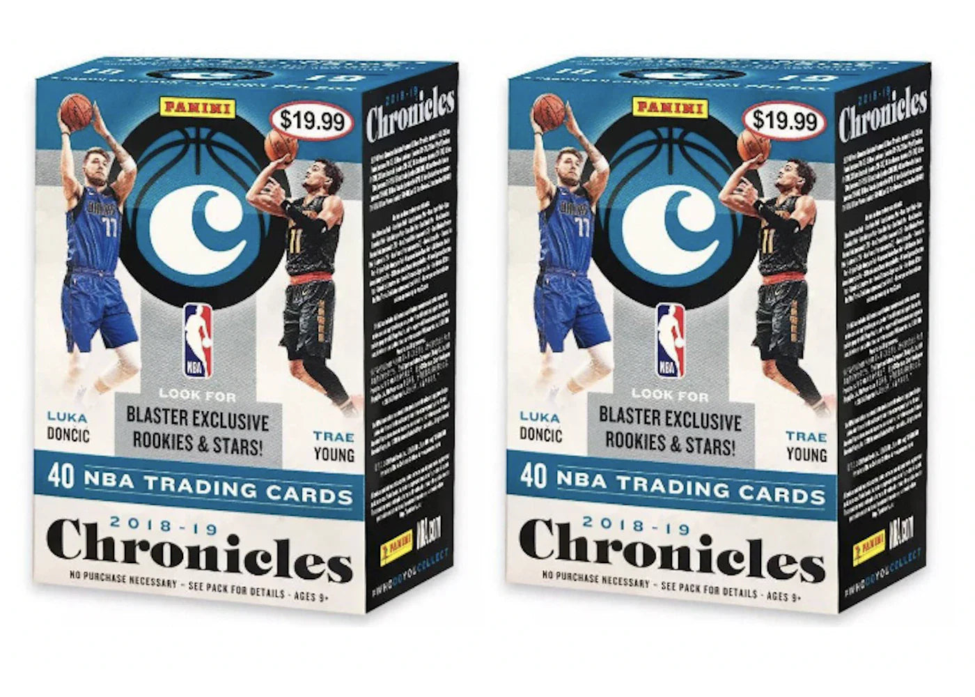 2018-19 Panini Chronicles Basketball Blaster Box 2x Lot