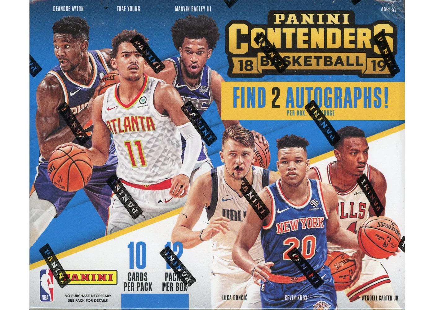 2018-19 Panini Contenders Basketball Hobby Box