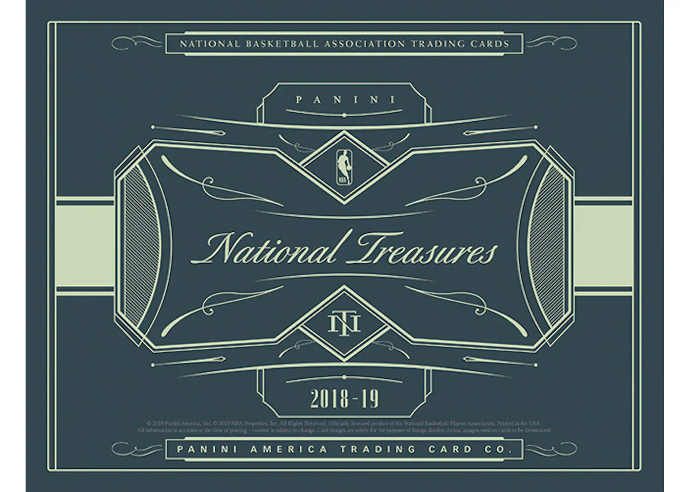 2018-19 Panini National Treasures Basketball Hobby Box