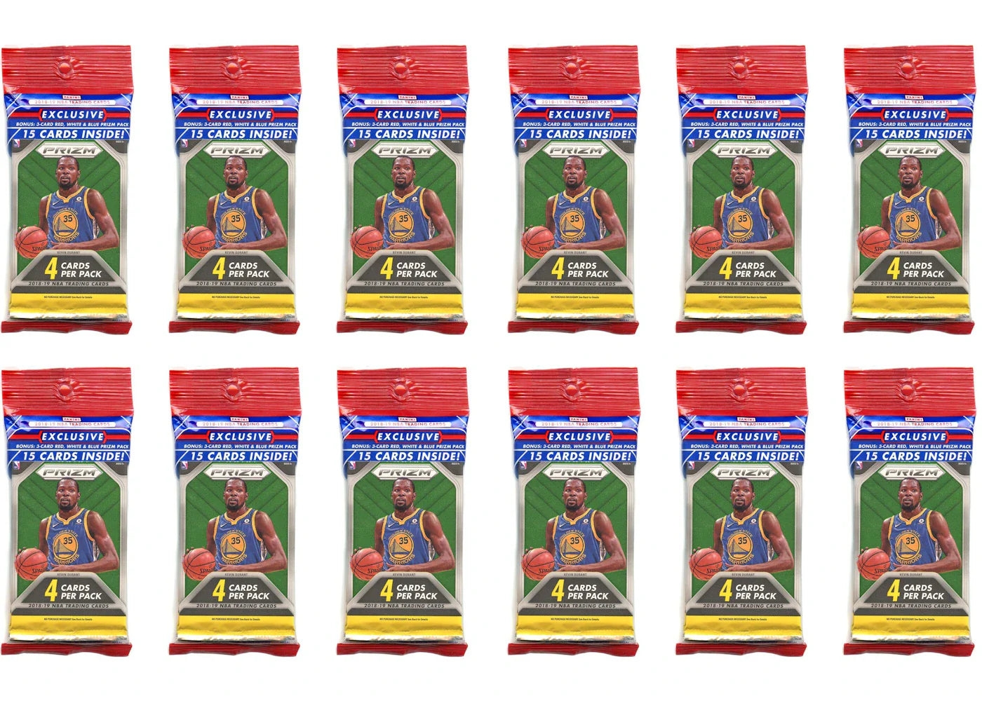 2018-19 Panini Prizm Basketball Cello Pack 12x Lot