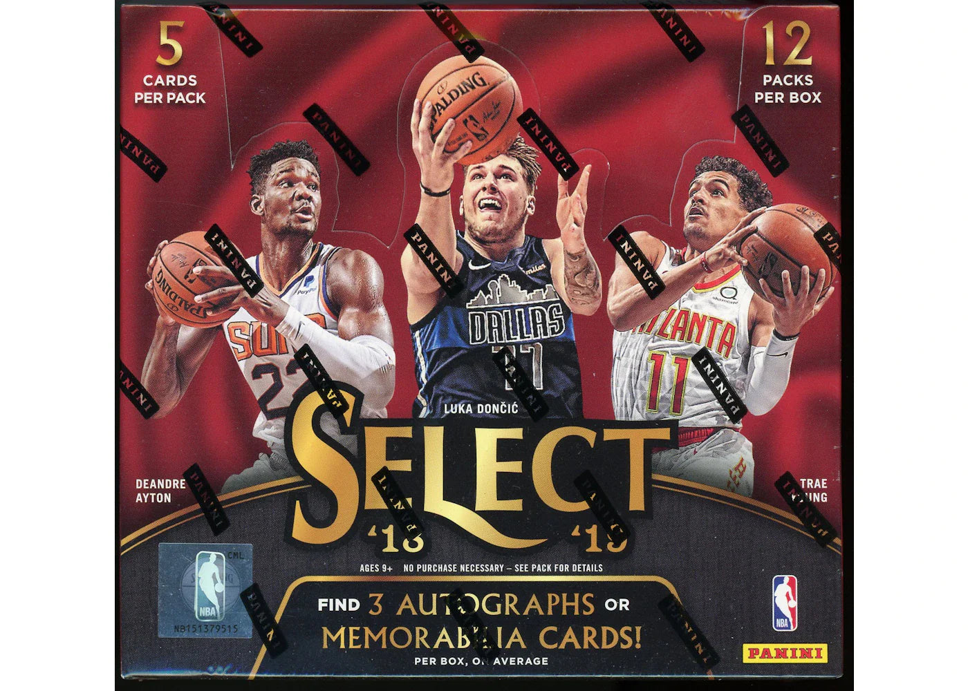 2018-19 Panini Select Basketball Hobby Box