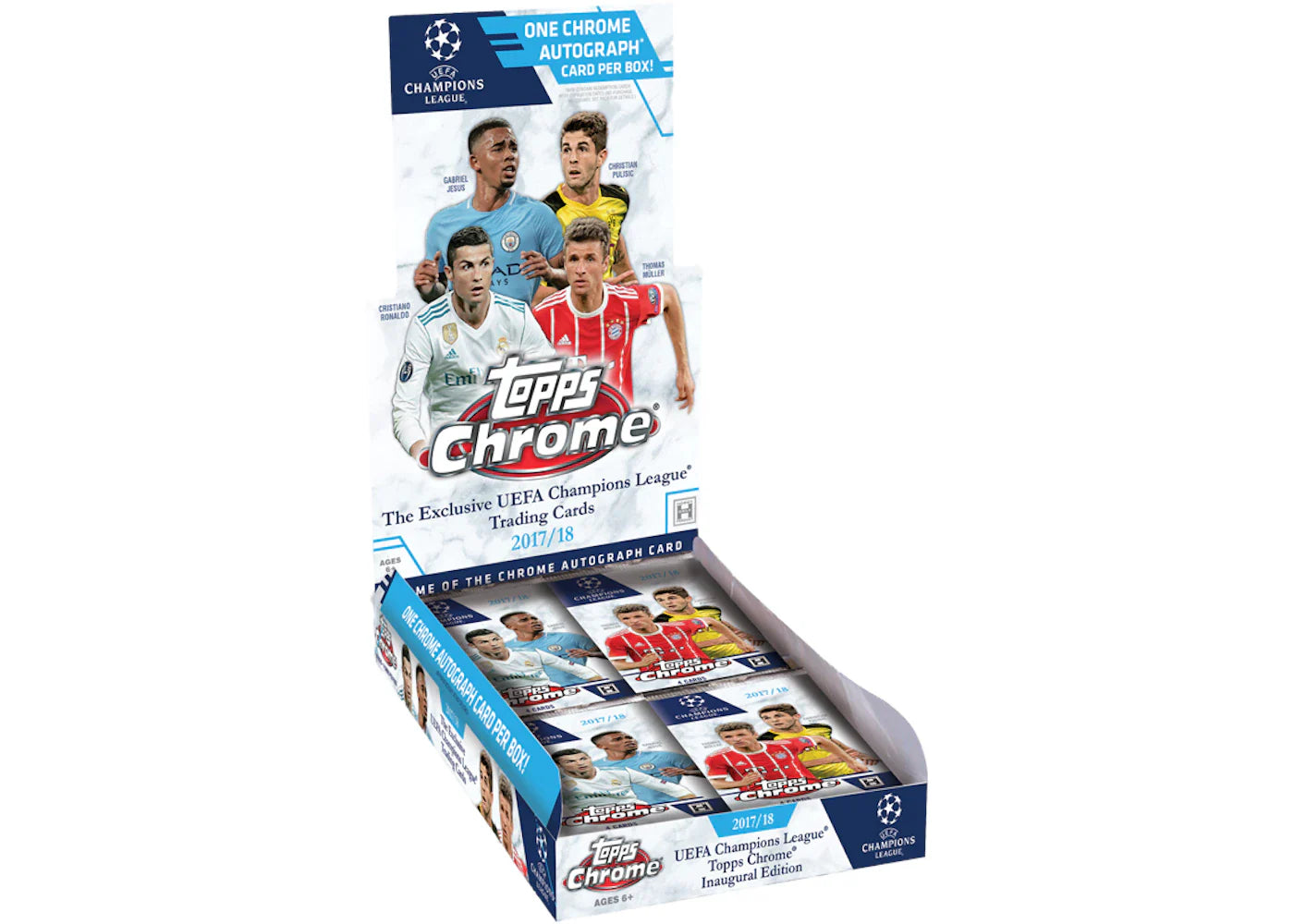 2017-18 Topps Chrome UEFA Champions League Soccer Hobby Box