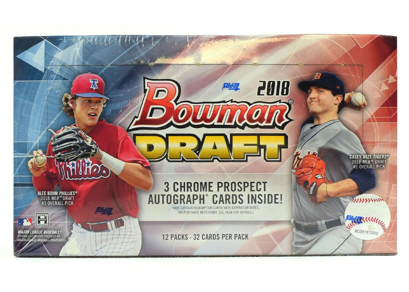 2018 Bowman Draft Baseball Jumbo Box