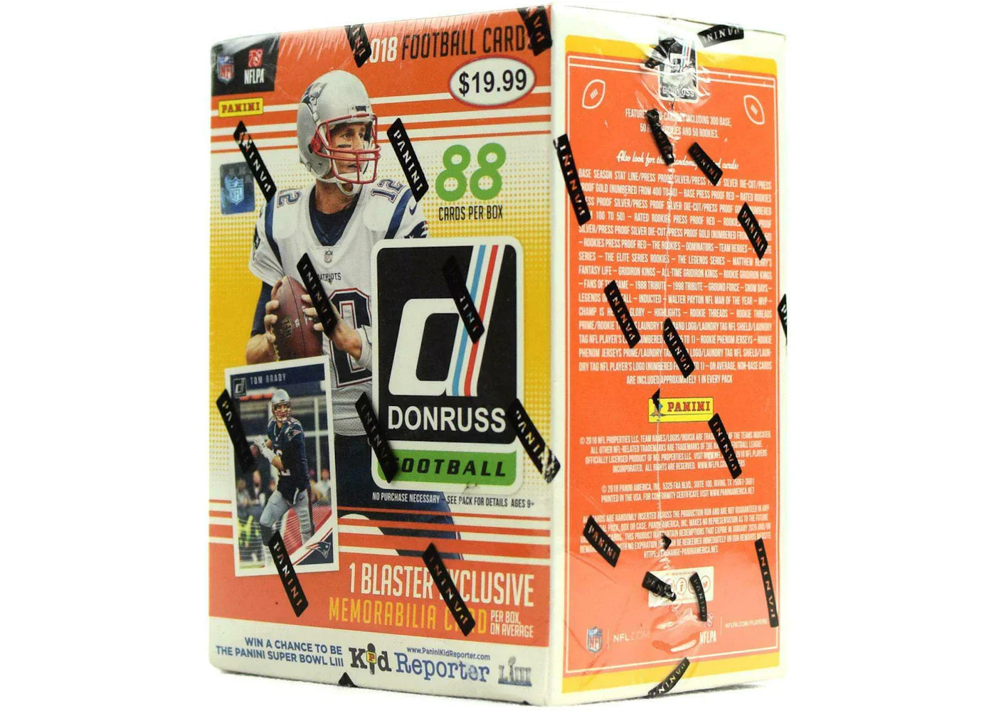 2018 Panini Donruss Football 88 Ct. Blaster Box