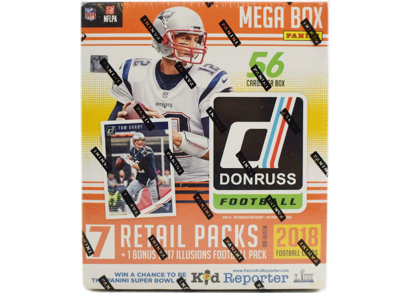 2018 Panini Donruss Football Mega Box 56 Ct.