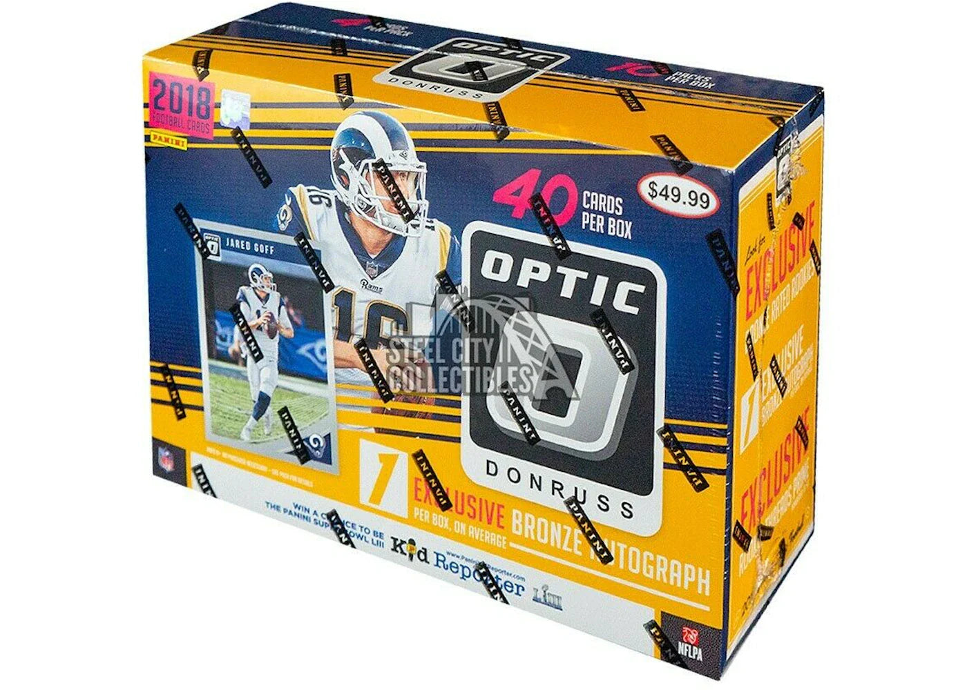 2018 Panini Donruss Optic Football Collectors Box