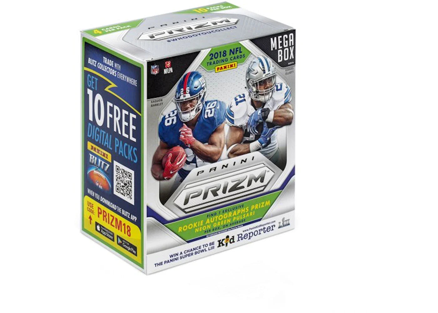 2018 Panini Prizm Football 40 ct Mega Box