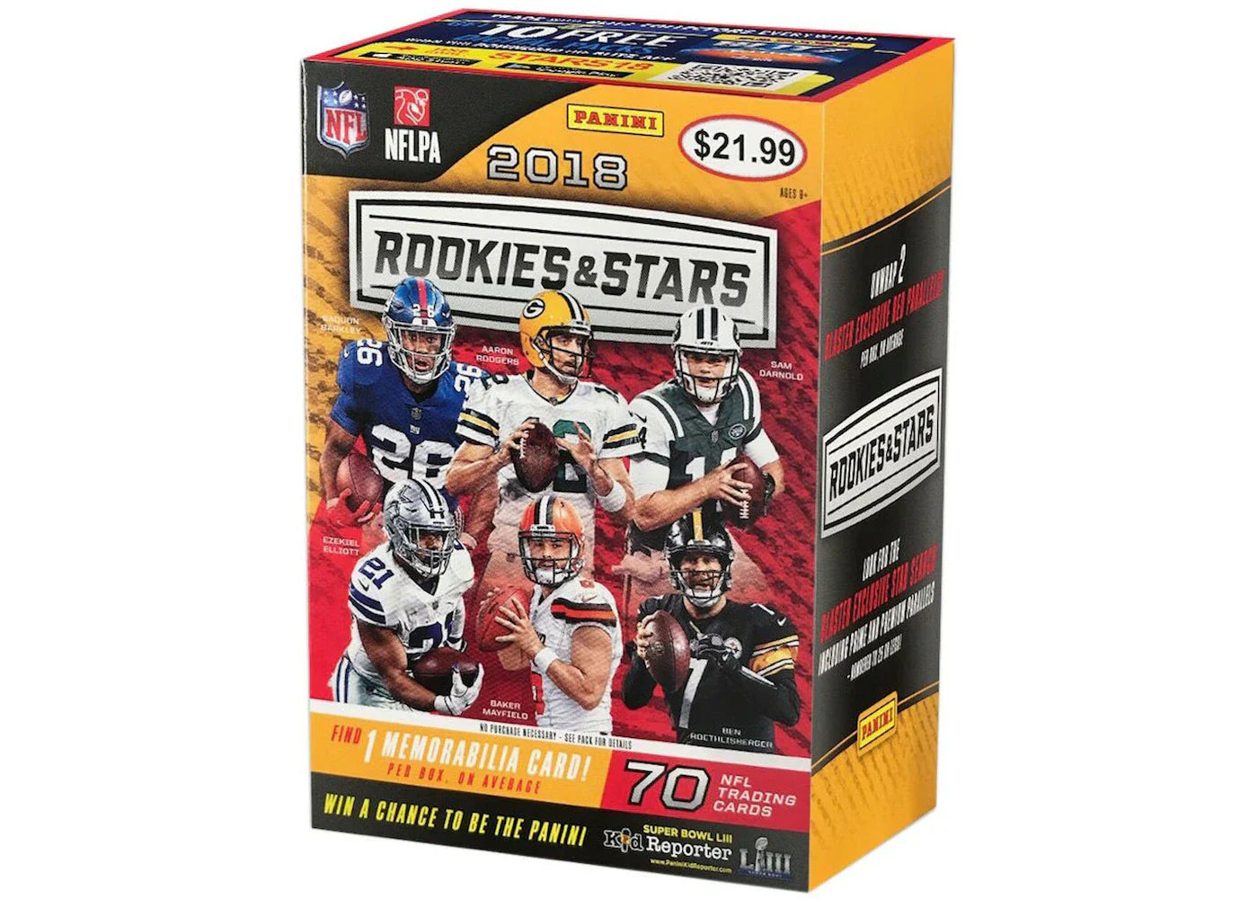 2018 Panini Rookies & Stars Football Blaster Box