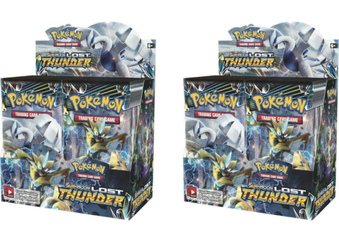 2018 Pokemon Sun & Moon Lost Thunder Booster Box 2X Lot