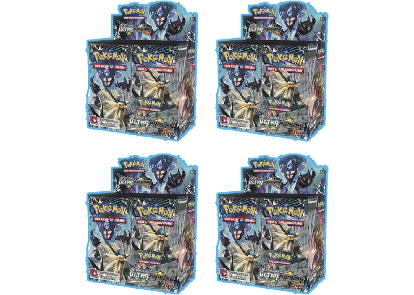 2018 Pokemon Sun & Moon Ultra Prism Booster Box 4X Lot