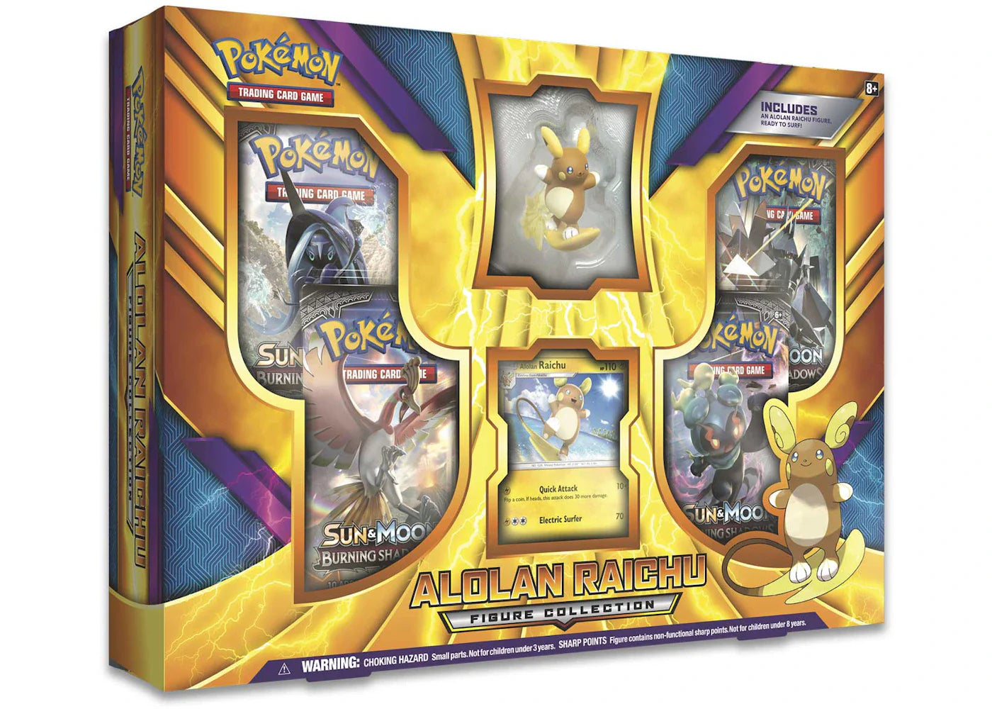 2018 Pokemon TCG Alolan Raichu Figure Collection