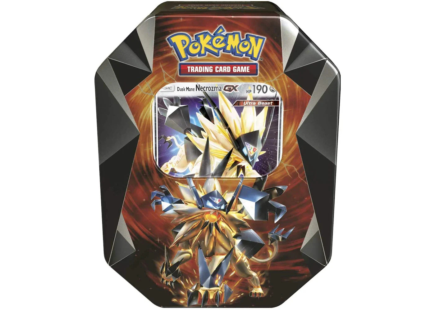 2018 Pokemon TCG Necrozma Prism Tin Dusk Mane Necrozma GX