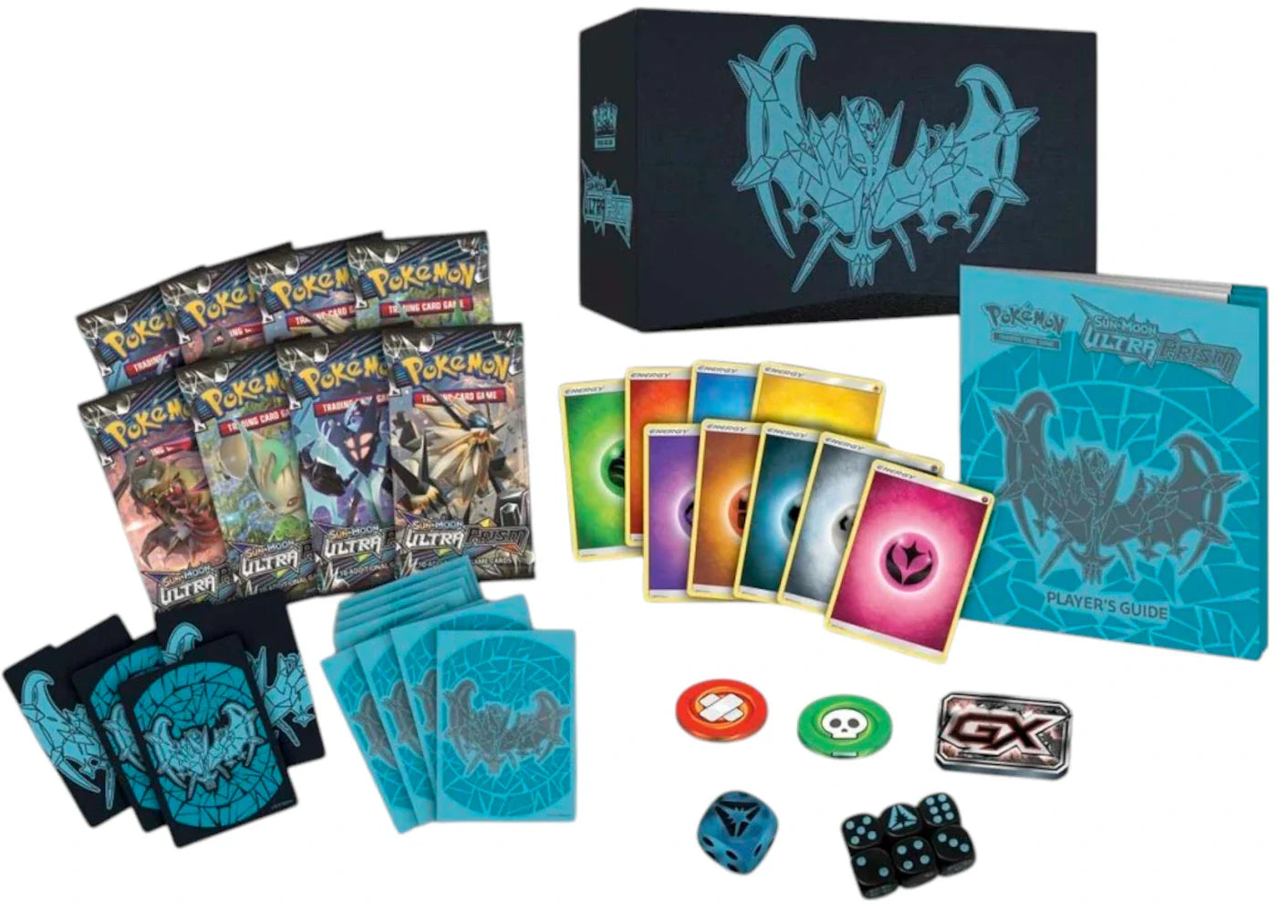 2018 Pokemon TCG Sun & Moon Ultra Prism Elite Trainer Box Dawn Wings Necrozma