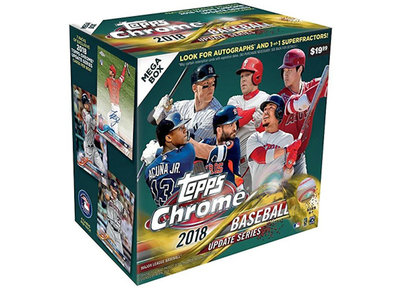 2018 Topps Chrome Update Series Baseball Mega Box