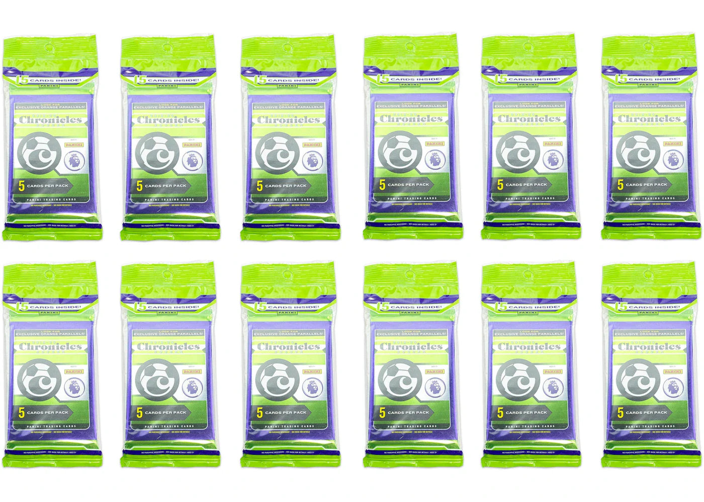2019-20 Panini Chronicles Soccer Cello Pack 12x Lot