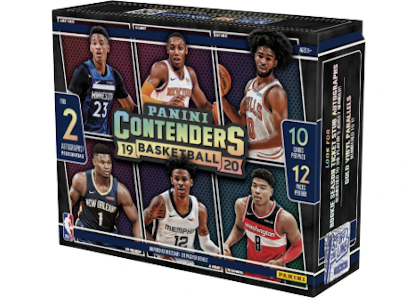 2019-20 Panini Contenders Basketball 1st Off The Line Hobby Box