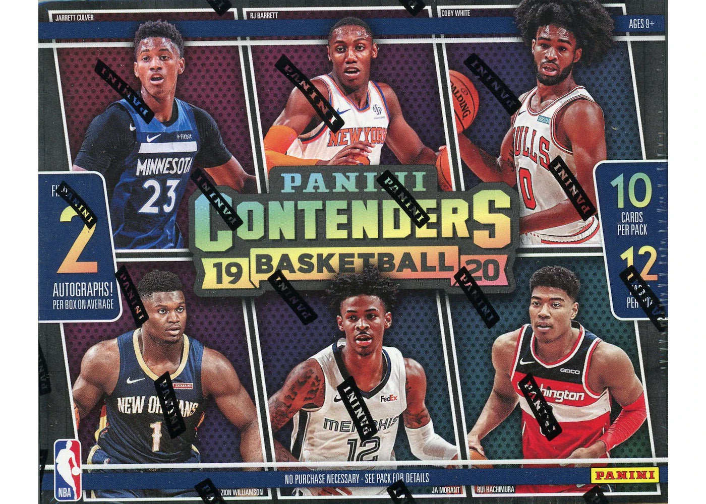2019-20 Panini Contenders Basketball Hobby Box