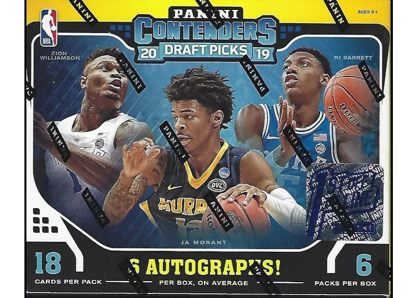 2019-20 Panini Contenders Draft Picks Basketball 1st Off The Line