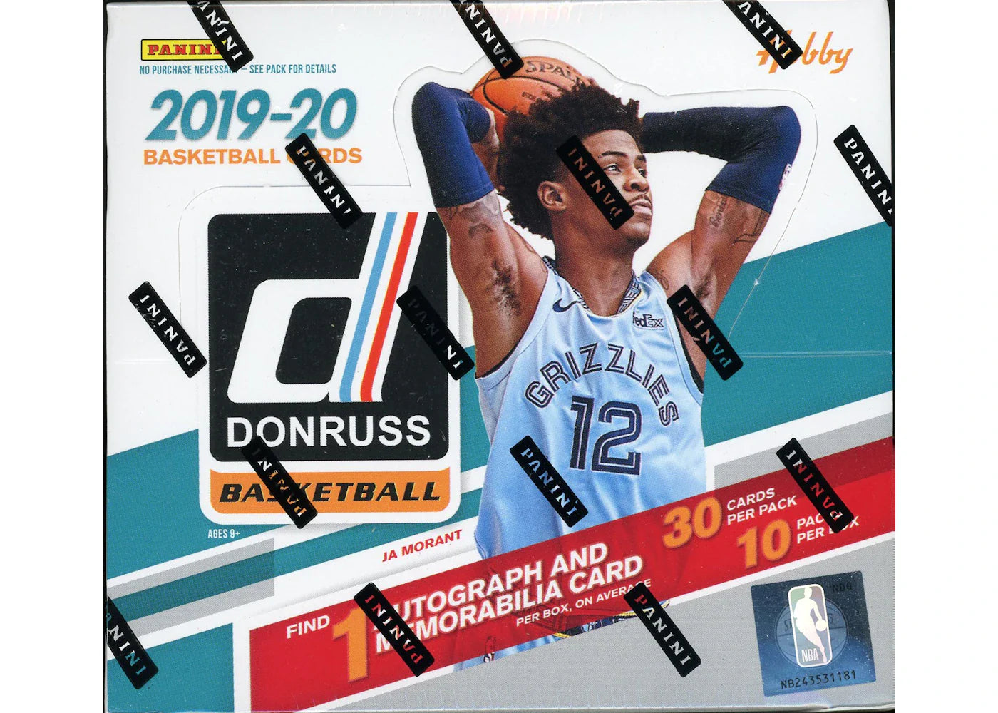 2019-20 Panini Donruss Basketball Hobby Box