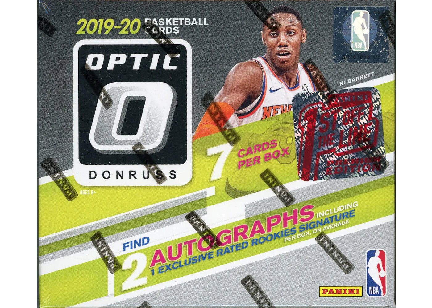 2019-20 Panini Donruss Optic Basketball 1st Off The Line Premium Edition Box