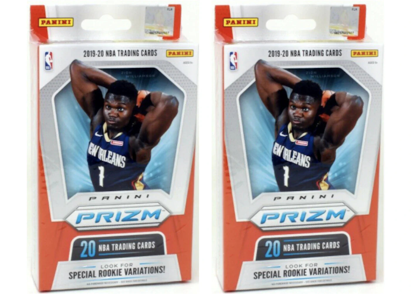 2019-20 Panini Prizm Basketball Hanger Box 2x Lot
