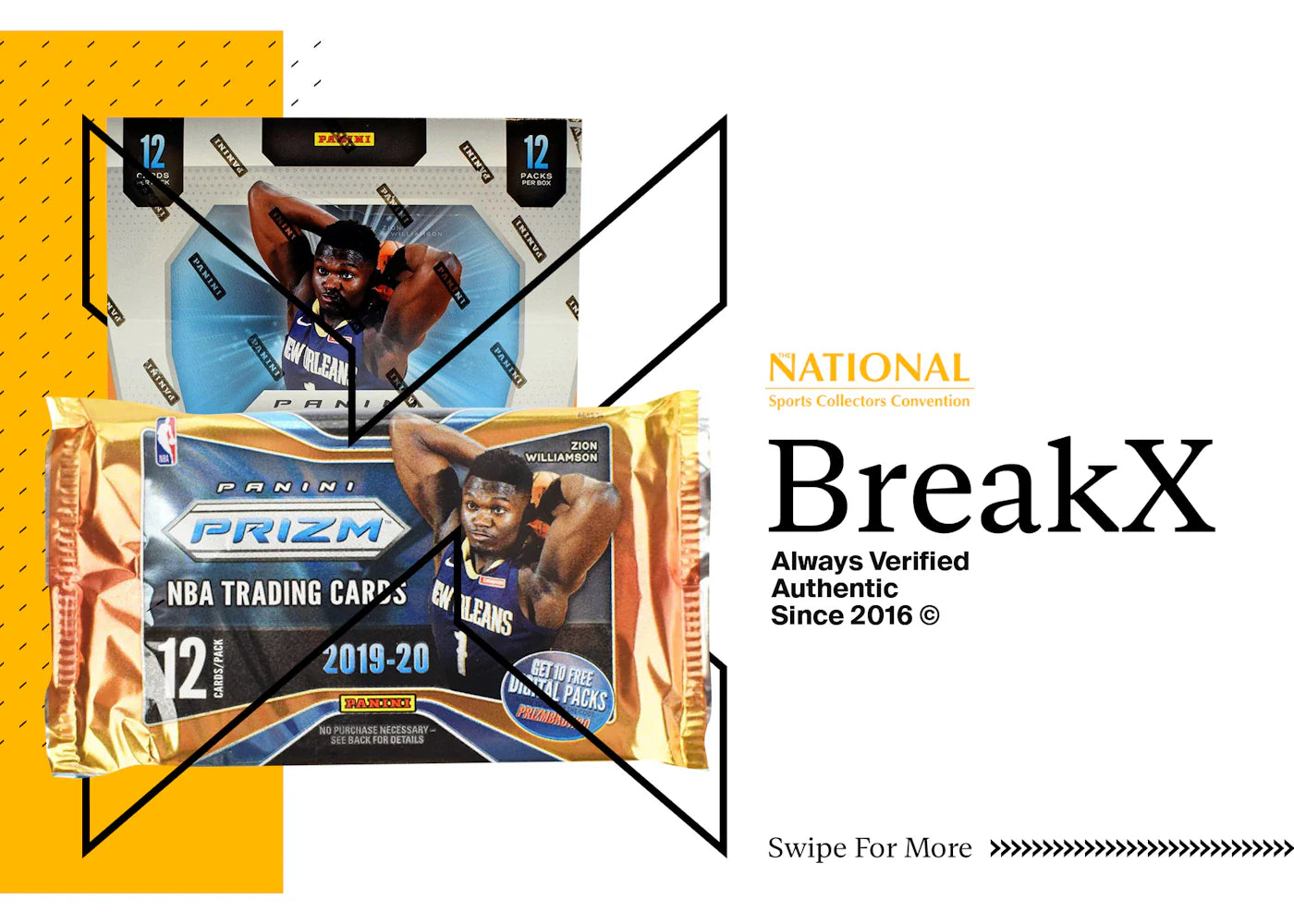 2019-20 Panini Prizm Basketball Hobby Pack Playoffs: The National 2021 BreakX (1 Pack Guaranteed) July 30th
