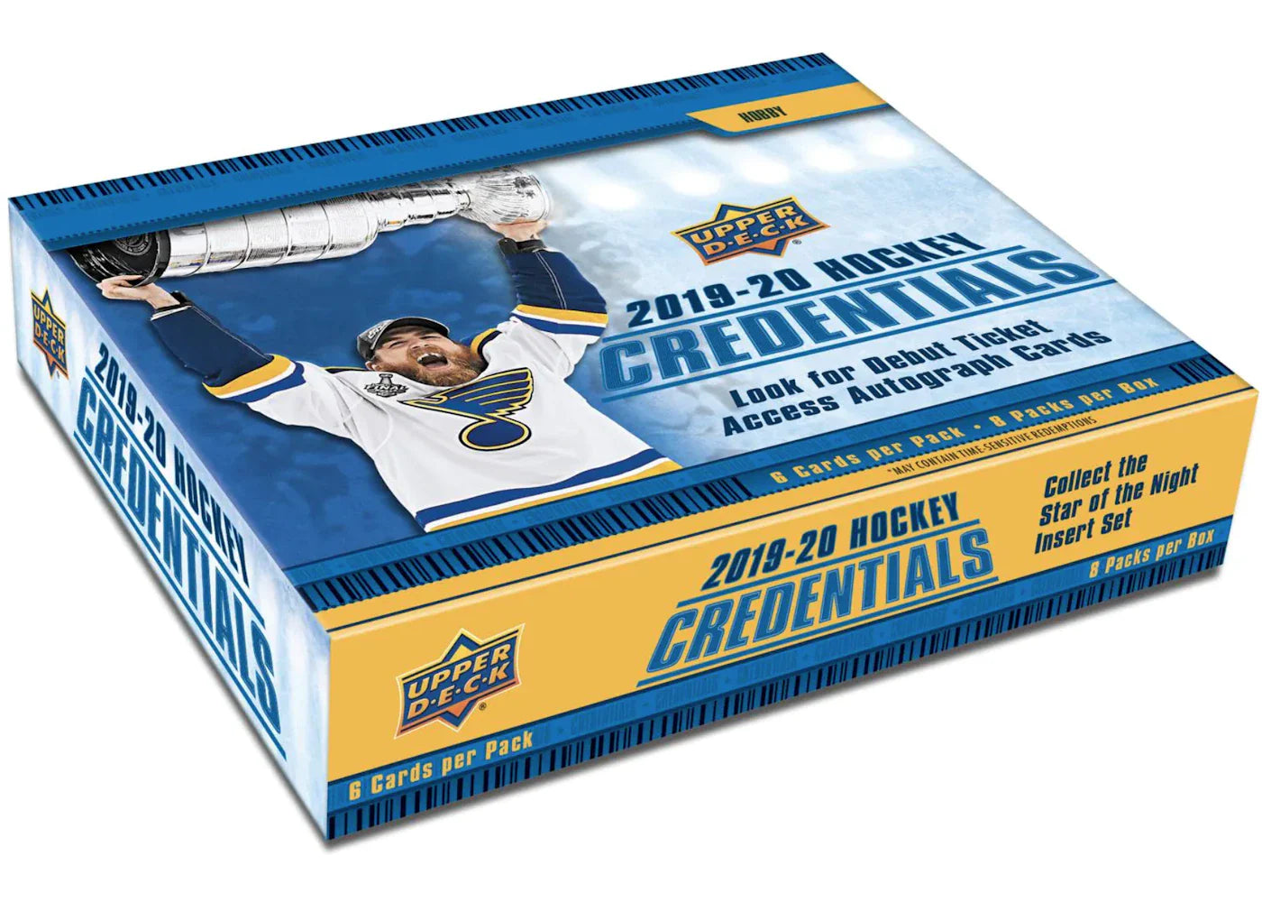2019-20 Upper Deck Credentials Hockey Hobby Box