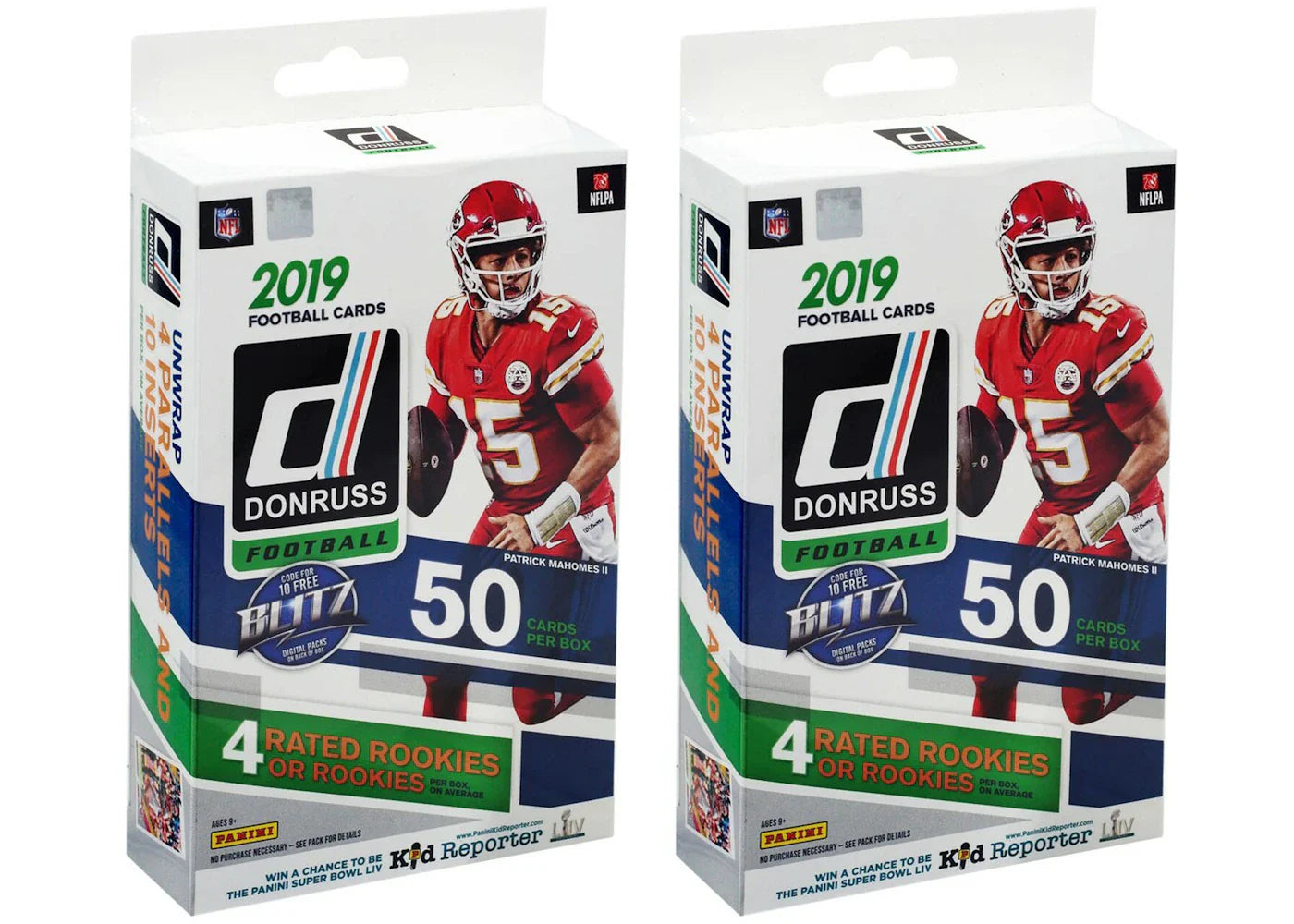 2019 Panini Donruss Football Hanger Box (4 Rated Rookies) 2x Lot