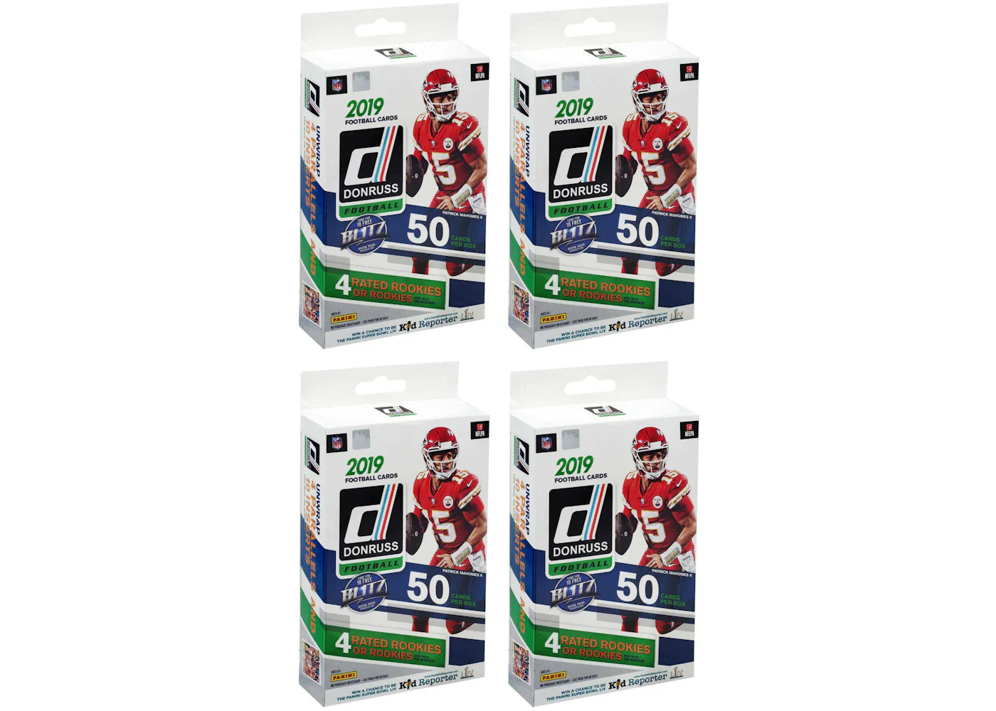 2019 Panini Donruss Football Hanger Box (4 Rated Rookies) 4x Lot