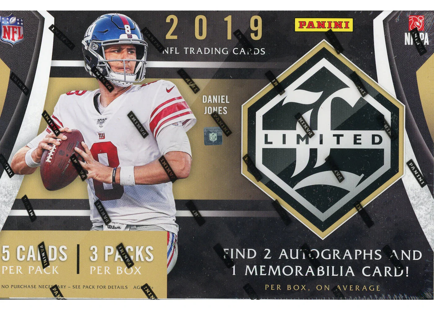 2019 Panini Limited Football Hobby Box