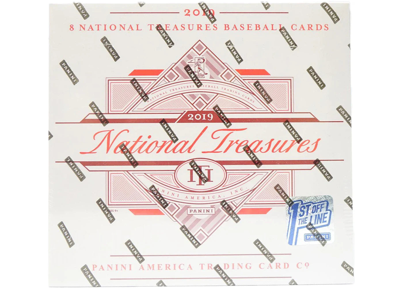 2019 Panini National Treasures Baseball 1st Off The Line Box