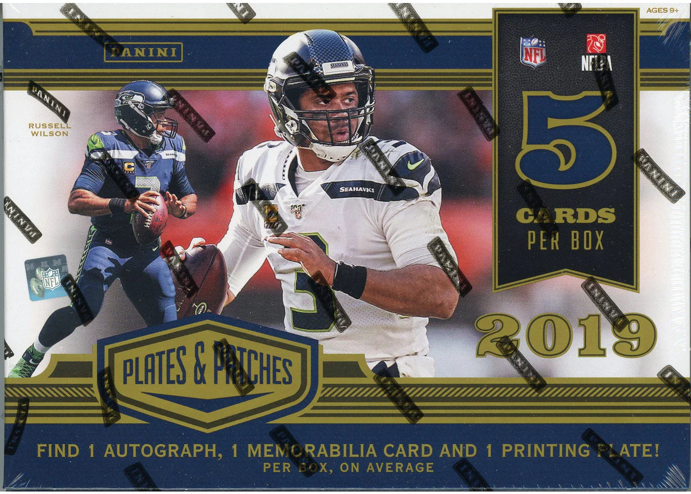 2019 Panini Plates & Patches Football Hobby Box