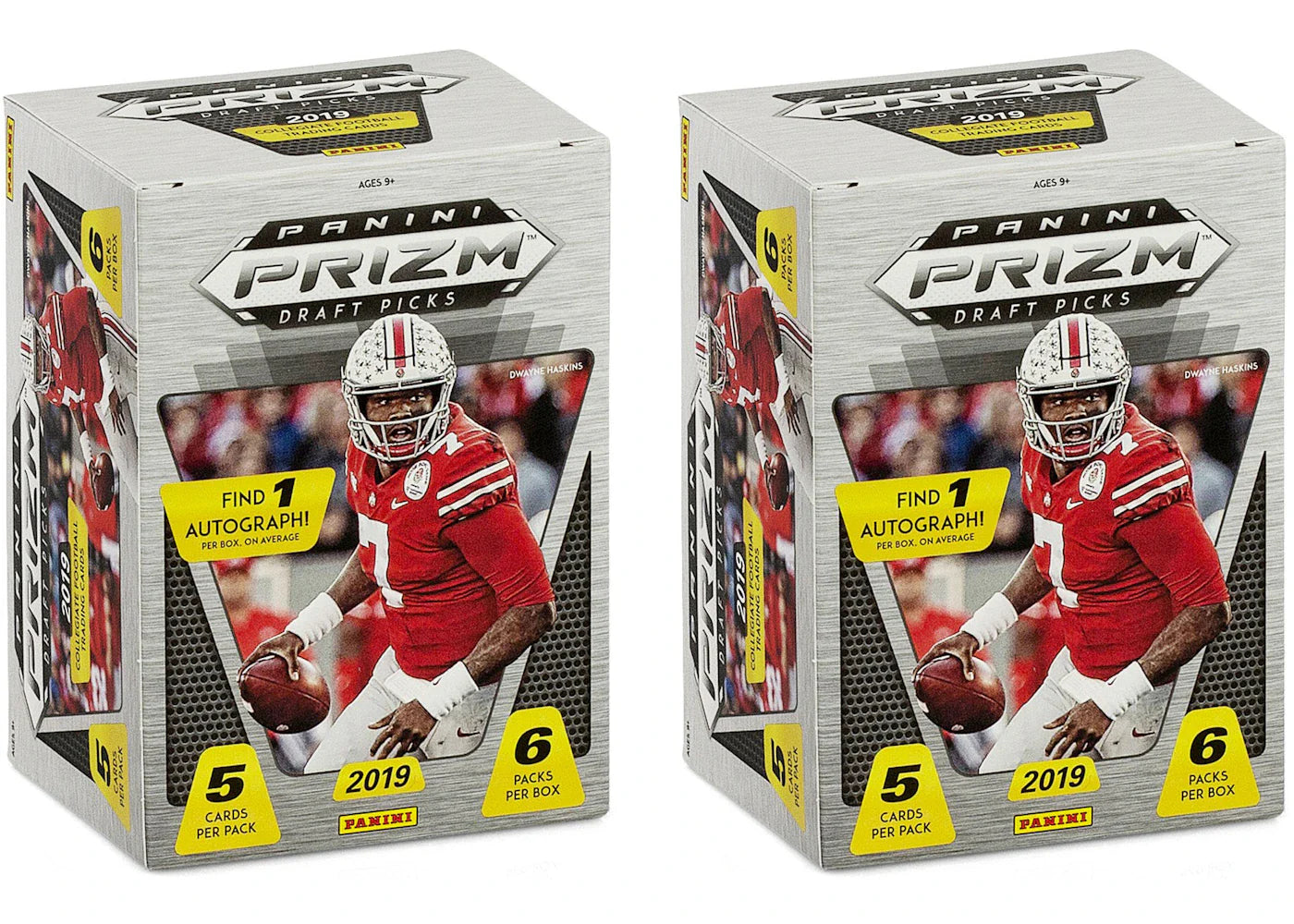2019 Panini Prizm Draft Picks Football Blaster Box 2x Lot